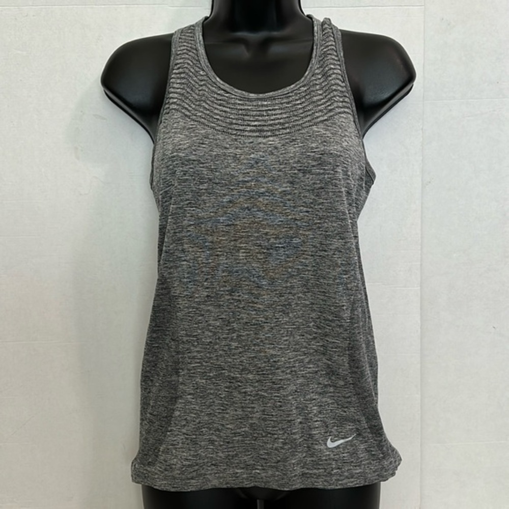 Nike racerback heather gray small